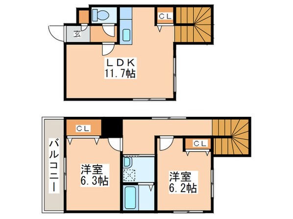 グランドサクセス月寒中央の物件間取画像